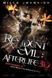 cover Resident Evil: Afterlife 3D